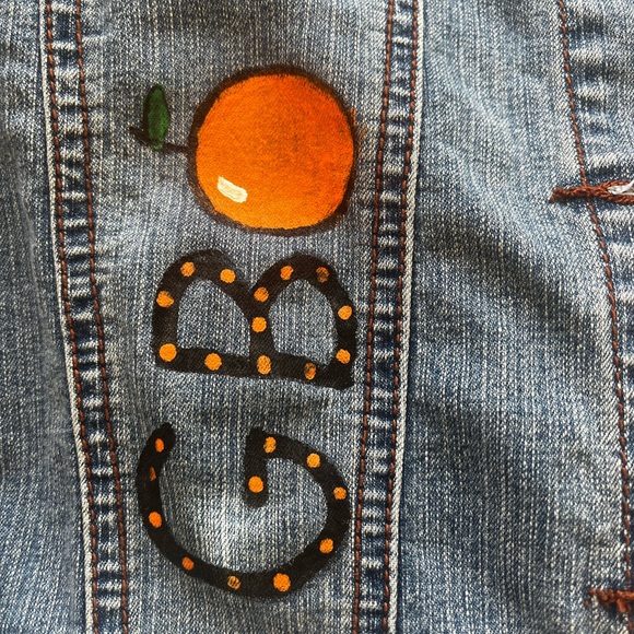 Tennessee Vols Painted Denim Jacket - Picture 6 of 10